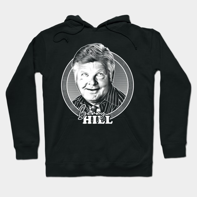 Benny Hill --- 70s Retro Fan Design Hoodie by DankFutura